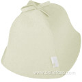 embroidery wool felt sauna hat for steam sauna